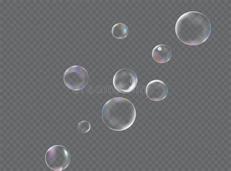 Bath Foam With Shampoo Bubbles Isolated On A Transparent Background