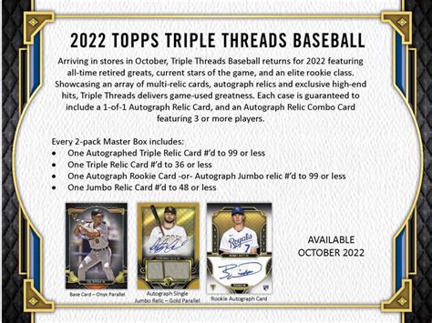 2022 Topps Triple Threads Baseball Cards