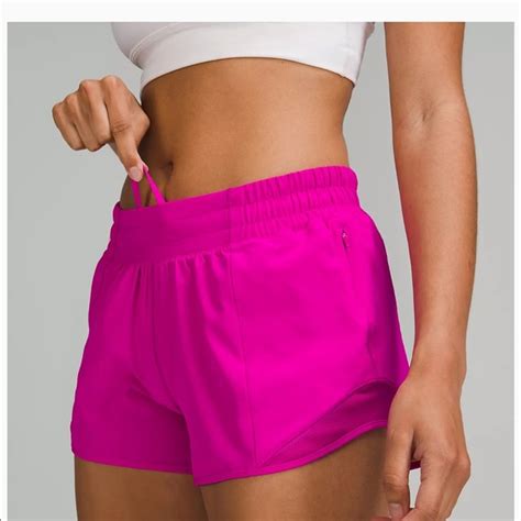 Lululemon Athletica Shorts Nwt Lululemon Hotty Hot Lowrise Lined Short 4 Size 4 Purple