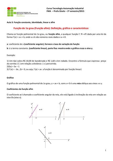 Pdf Aula Fun O Constante Identidade Linear E Afim Dokumen Tips