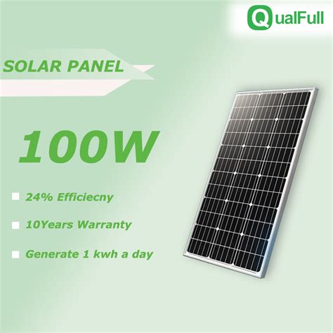 Qualfull Watts Solar Panel V Solar Panel New Monocrystalline