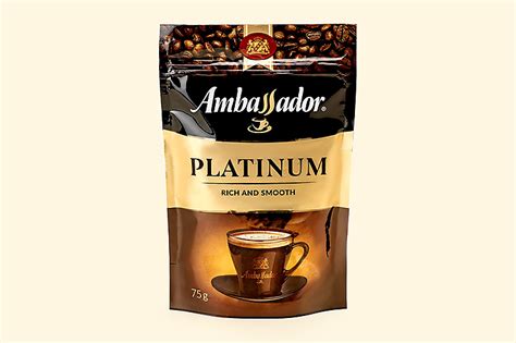 Кофе растворимый «Ambassador» Platinum, 75 г – купить по приятной цене ...