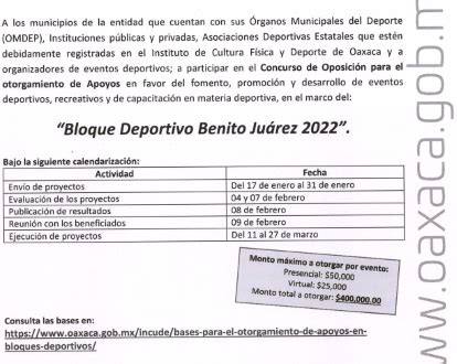 Incude Oaxaca Presenta La Convocatoria Para El Concurso De Oposici N