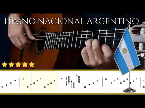 Himno Nacional Argentino 🎸 Arreglo Para Guitarra Tutorial Tabs