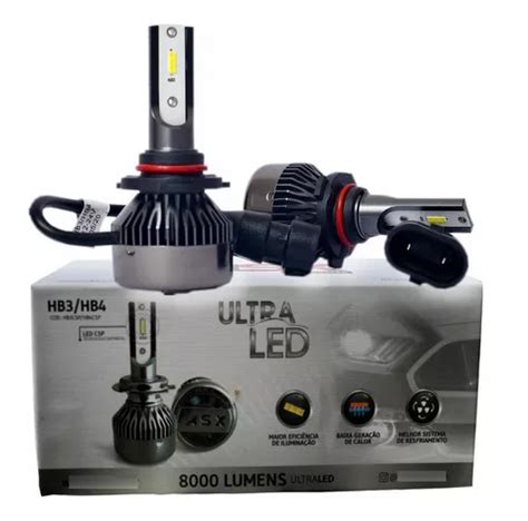 Kit Super Led Hb Lampada Super Branca Headlight V Lm