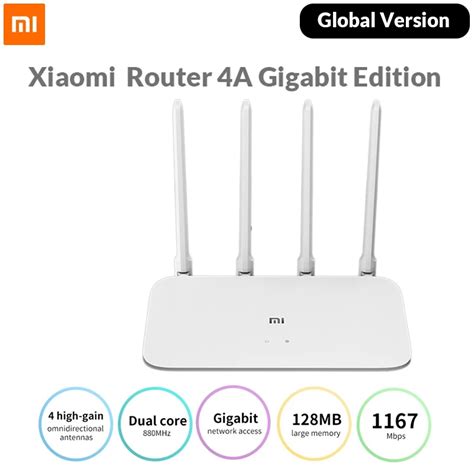 Original Xiaomi Mi Wifi Router A Gigabit Edition Lazada Ph