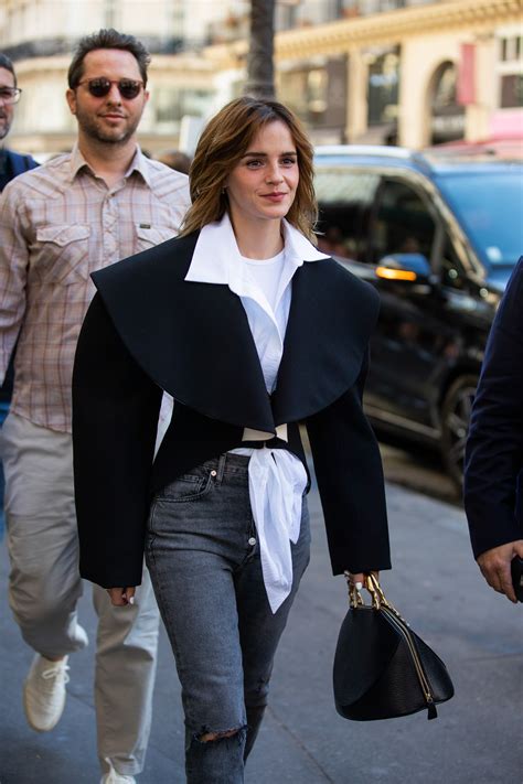 Emma Watson Wore Skinny Jeans And Dr Martens At The Schiaparelli Haute