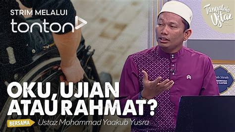 Full Tanyalah Ustaz Fri Aug Oku Ujian Atau Rahmat