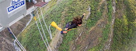 Jumping The M Nevis Bungy The Highest In New Zealand Atlas Boots