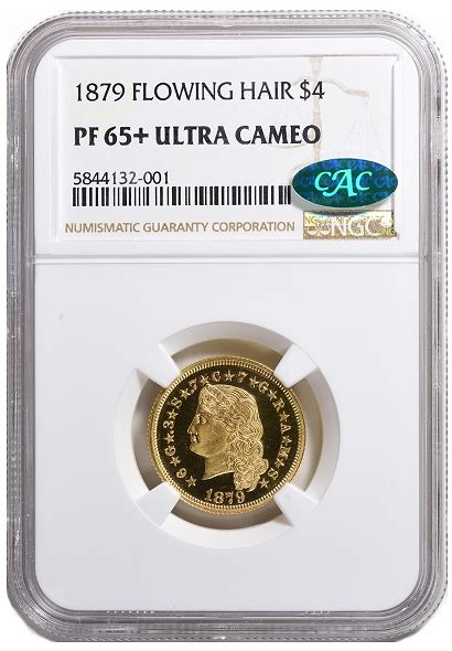 Cac Approved Pf 65 Flowing Hair 4 Stella Gold Coin Offered At Greatcollections