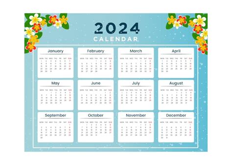 Calendario De P Gina De Estilo Minimalista De Vector Libre Para