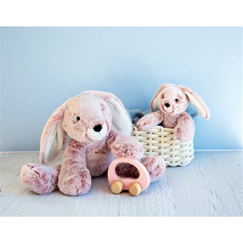 Histoire d Ours Peluche Sweety Mousse Lapin 40 cm Made in Bébé