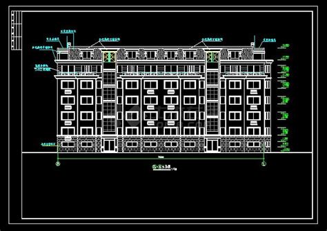 某单位员工住宿楼建施设计cad详情图宿舍楼土木在线