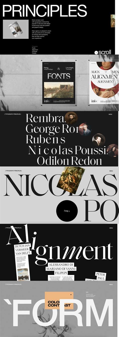 Typography Principles