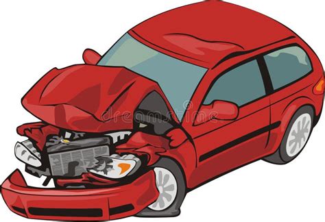 Crash Car Stock Vector Illustration Of Bumper Rear 13139786