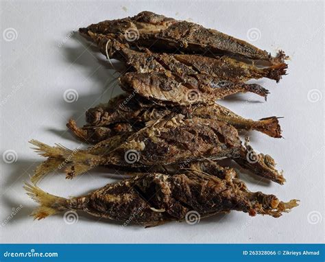 Fried Fish on Isolated Background Stock Photo - Image of seafood, fish ...