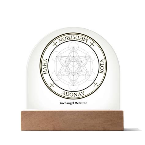 Archangel Metatron Sigil Acrylic Plaque Home Decor Gift Home - Etsy