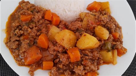 CARNE MOÍDA BATATAS E CENOURA YouTube