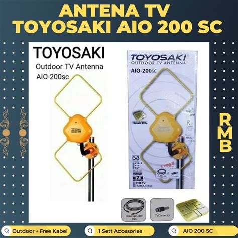 Jual Antena Antene Tv Digital Toyosaki Aio Outdoor Indoor Shopee