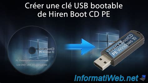 Cr Er Une Cl Usb Bootable De Hiren Boot Cd Pe Live Cd Tutoriels