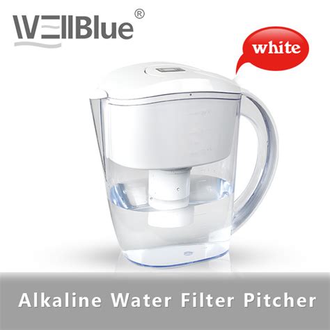 Alkaline Water Filter Ionized with Activated Carbon Inside - China Alkaline Water Filter Pitcher ...