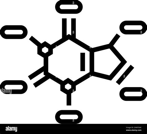 Chemistry Molecular Structure Line Icon Vector Illustration Stock Vector Image And Art Alamy