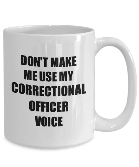 Correctional Officer Mug Coworker Gift Idea Funny Gag For Job Coffee