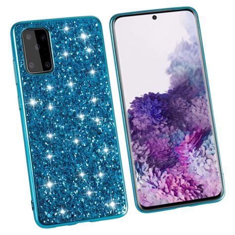 Ударозащитный чехол Glittery Powder на Samsung Galaxy S20 - розовое ...