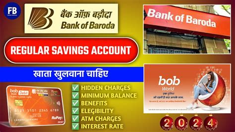 Bank Of Baroda Advantage Savings Account Charges Features Bob