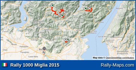 Streckenverlauf Rally Miglia Cira Rallyekarte De