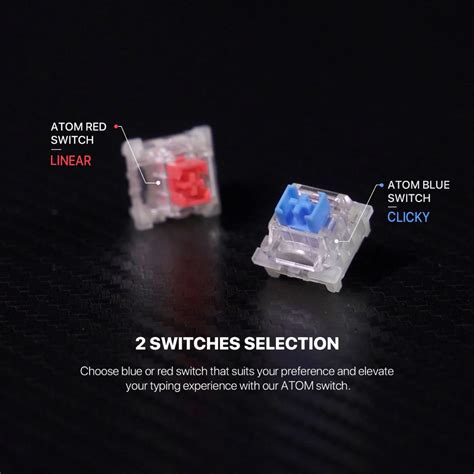 Fantech MK874 V2 Atom 63 Hot Swappable Wired Mechanical Gaming Keyboard