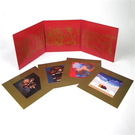 Kanye West My Beautiful Dark Twisted Fantasy Vinyl 3lp —