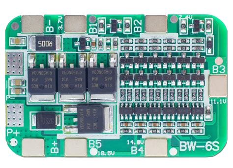 MODULO DE CARGA BMS PARA 6 CELDAS LITIO LIPO EN SERIE 22 2 25 2V 15A