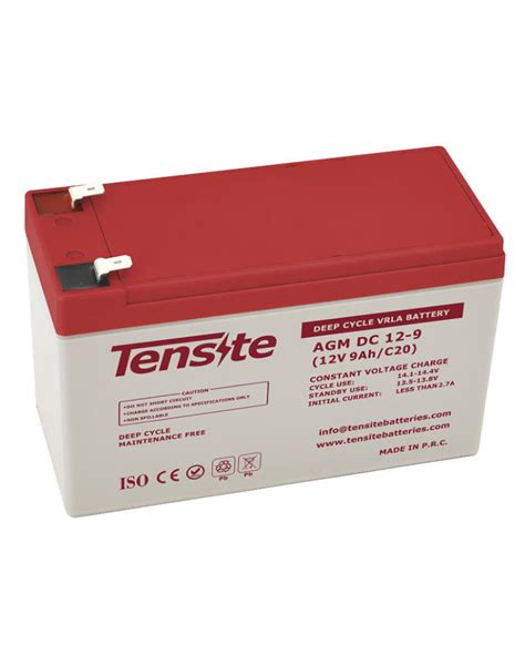 Batería AGM 12V 9Ah Tensite AutoSolar