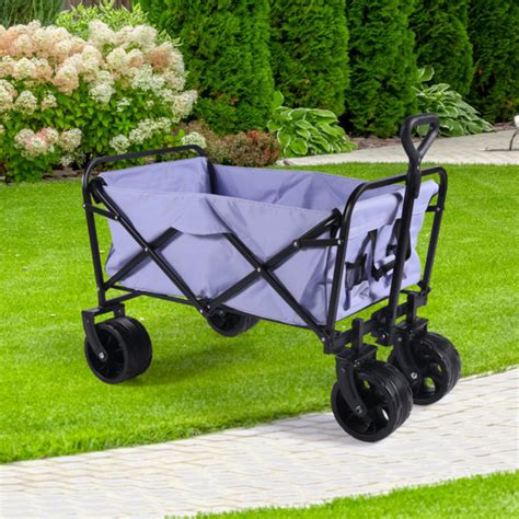 Go Peak Track Chariot De Plage Pliable 100L Pliable Avec Une Grande