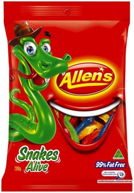 Allen's Snakes Alive 200g | Candy Bar Sydney