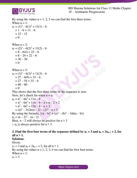 RD Sharma Solutions For Class 11 Maths Updated 2023 24 Chapter 19