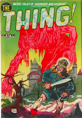 The Thing Comics Price Guide: Charlton Comics, 1952