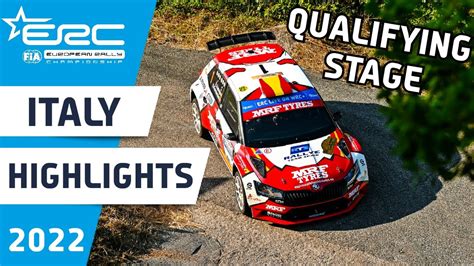 ERC Rally Highlights Qualifying Stage ERC Rally Di Roma Capitale