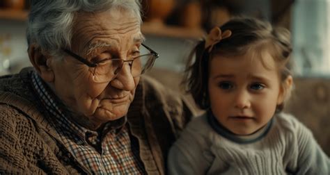 Scène d un grand parent et d un petit fils heureux lors de la