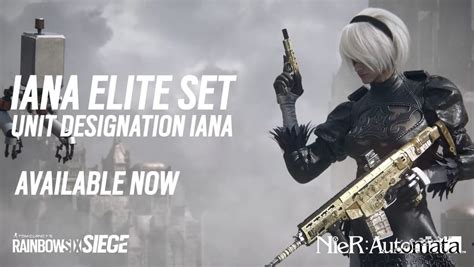 Rainbow Six Siege Iana Yorha Nier Automata Elite Skin Reveal