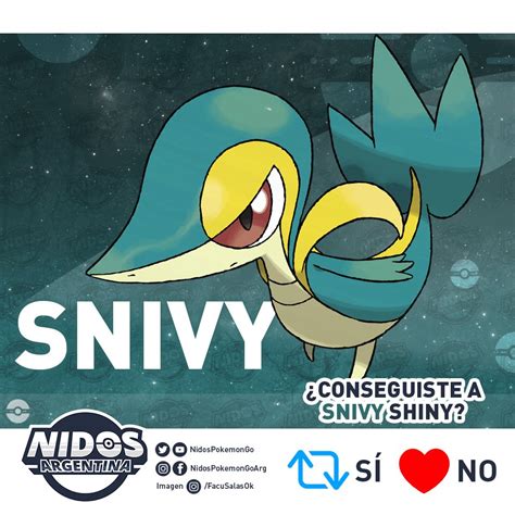 Nidos Pok Mon Go Argentina On Twitter Conseguiste A Snivy Shiny