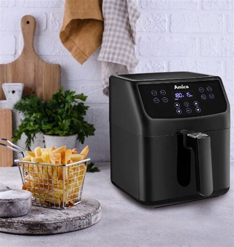 Amica Afm Czarny Air Fryer Frytkownica Bezt Uszczowa Niskie Ceny