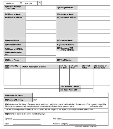 Proforma Invoice