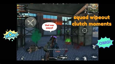 The Best Squad Wipes Clutch Moments You Can T Miss Pubg Mobile