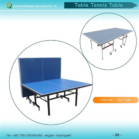 ITTF Foldable Indoor Table Tennis Table - DQ-T002 - DQ (China ...