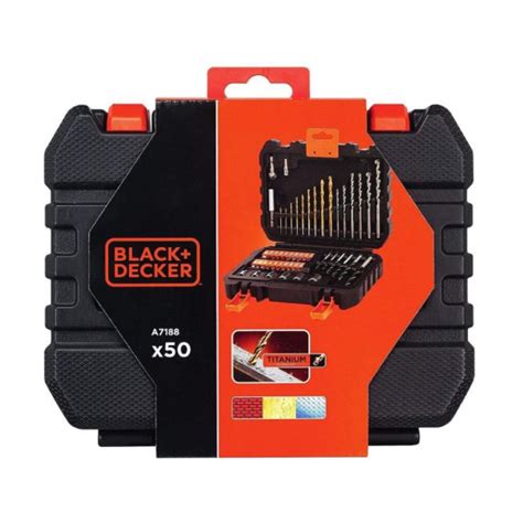 Комплект бормашини и отвертки BLACK + DECKER A7188-XJ 50 бр. - A ...