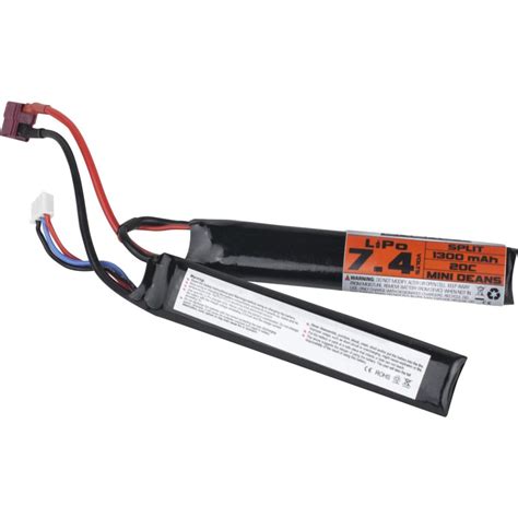 Valken Battery LiPo 7 4V 1300mAh 30C 2 Split