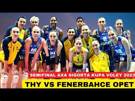 Fenerbahce Opet Best Spike Semifinal Axa Sigorta Kupa Volley Thy