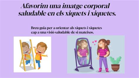 Afavorim Una Imatge Saludable En Els Xiquets I Xiquetes